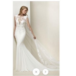 ヴェラウォン(Vera Wang)の【再値下げ】Pronovias Drail マーメイドドレス9号(ウェディングドレス)