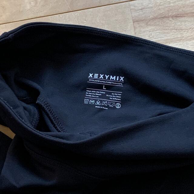 xexymix ゼクシィミックス　 ヨガレギンス  Lサイズ ブラック スポーツ/アウトドアのトレーニング/エクササイズ(ヨガ)の商品写真