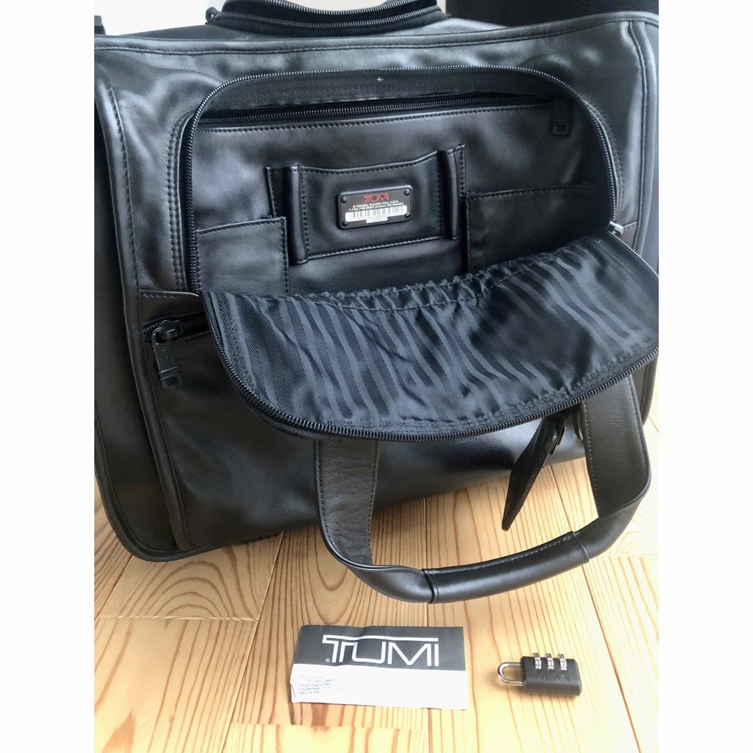 TUMI(トゥミ)のTUMI made in USA/オールレザー ビジネスキャリー トロリー メンズのバッグ(ビジネスバッグ)の商品写真