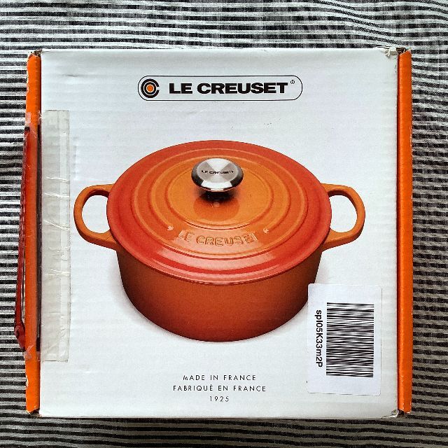 LE CREUSET - 【超レアなネイビー ラスト1個 箱傷み】ルクルーゼ LE CREUSET - 【超レアなネイビー ラスト1個 箱傷み】ルクルーゼ