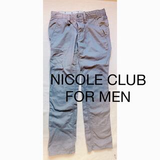 ニコルクラブフォーメン(NICOLE CLUB FOR MEN)の２点セット　NICOLE【44】碇パンツ　グレーパンツ(ワークパンツ/カーゴパンツ)
