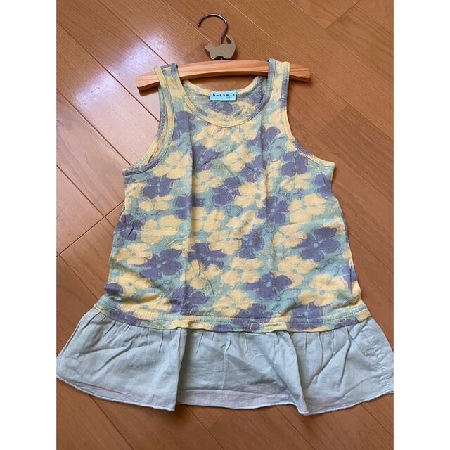 hakka kids(ハッカキッズ)のhakka kids ノースリーブチュニック 120 キッズ/ベビー/マタニティのキッズ服女の子用(90cm~)(Tシャツ/カットソー)の商品写真