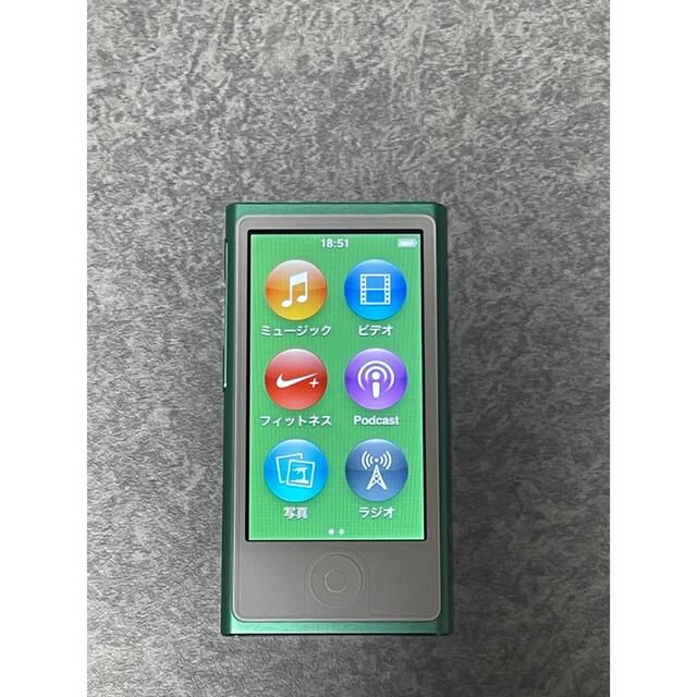 iPod(アイポッド)のiPod nano 第7世代　Apple　16GB スマホ/家電/カメラのオーディオ機器(ポータブルプレーヤー)の商品写真