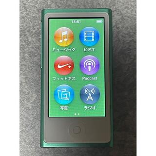 アイポッド(iPod)のiPod nano 第7世代　Apple　16GB(ポータブルプレーヤー)