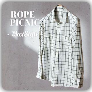 ロペピクニック(Rope' Picnic)の【ROPÉ PICNIC】 古着 ビンテージ ブラウス シャツ チェック柄(シャツ/ブラウス(長袖/七分))