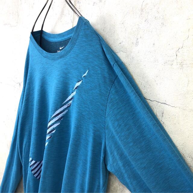 NIKE(ナイキ)の希少 90s ナイキ ロンT ビッグプリント 美品 メンズのトップス(Tシャツ/カットソー(七分/長袖))の商品写真