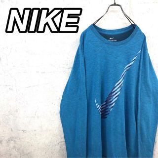 ナイキ(NIKE)の希少 90s ナイキ ロンT ビッグプリント 美品(Tシャツ/カットソー(七分/長袖))