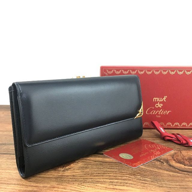未使用品 Cartier 長財布 L3000152 ダークネイビー 124 www.savenauto.pt