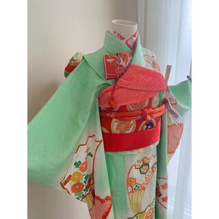 着物袴セット ジュニア用へ直し 135～150cm 袴変更可能 NO36177の通販 