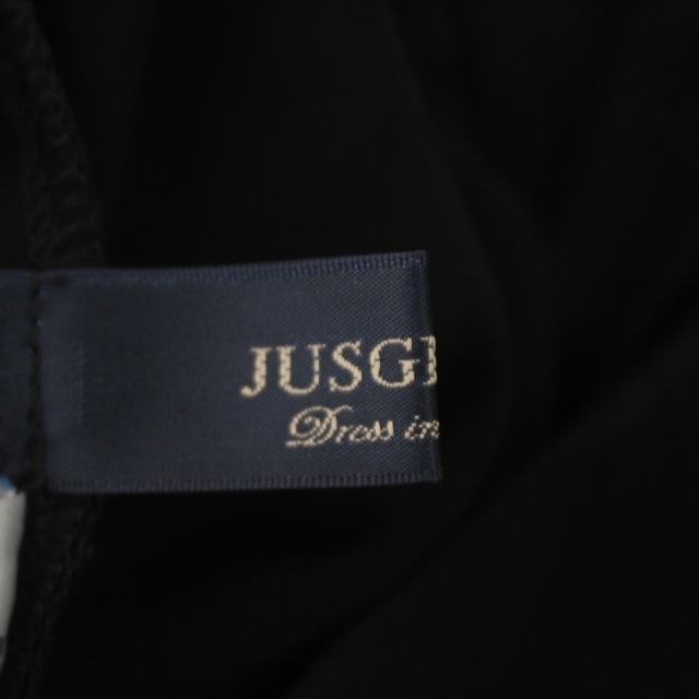 JUSGLITTY(ジャスグリッティー)のジャスグリッティー サスペンダー付きワイドパンツ タック 1 黒 /DF ■OS レディースのパンツ(その他)の商品写真