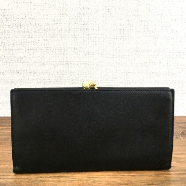 Salvatore Ferragamo(サルヴァトーレフェラガモ)の美品 Salvatore Ferragamo 長財布 ブラック ヴァラ 19 レディースのファッション小物(財布)の商品写真