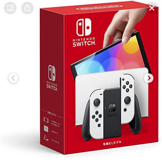 Nintendo Switch(ニンテンドースイッチ)のニンテンドースイッチ有機EL エンタメ/ホビーのゲームソフト/ゲーム機本体(家庭用ゲーム機本体)の商品写真