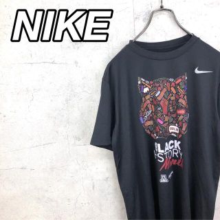 ナイキ(NIKE)の希少 90s ナイキ Tシャツ ビッグプリント スウッシュ 美品(Tシャツ(半袖/袖なし))