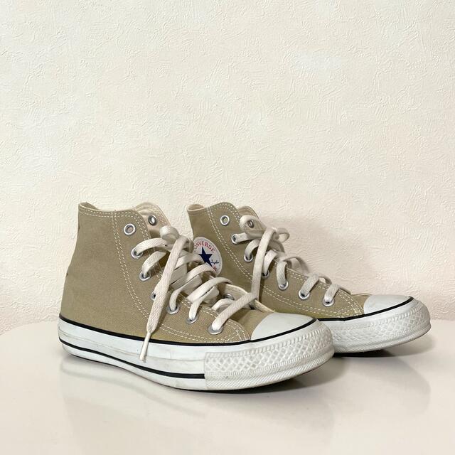 CONVERSE(コンバース)のconverse コンバース ハイカット ベージュ レディースの靴/シューズ(スニーカー)の商品写真