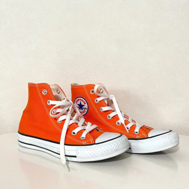 CONVERSE(コンバース)のconverse コンバース ハイカット オレンジ レディースの靴/シューズ(スニーカー)の商品写真
