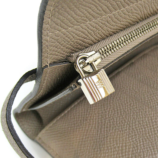 ョンレベル エルメス HERMES 3つ折り財布 ケリーウォレットミディアム