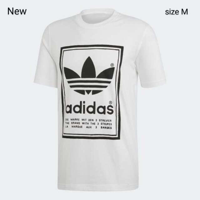 adidas(アディダス)の新品 M adidas originals Tシャツ シュータン 白×黒 メンズのトップス(Tシャツ/カットソー(半袖/袖なし))の商品写真