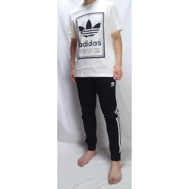 adidas(アディダス)の新品 M adidas originals Tシャツ シュータン 白×黒 メンズのトップス(Tシャツ/カットソー(半袖/袖なし))の商品写真