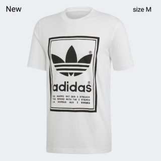 アディダス(adidas)の新品 M adidas originals Tシャツ シュータン 白×黒(Tシャツ/カットソー(半袖/袖なし))