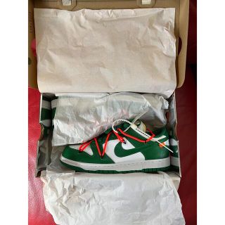 ナイキ(NIKE)のスニカー様専用　OFF-WHITE × NIKE DUNK PINE-GREEN(スニーカー)