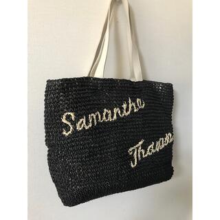 サマンサタバサ(Samantha Thavasa)のSamantha Thavasaの編みこみトートバッグ(かごバッグ/ストローバッグ)