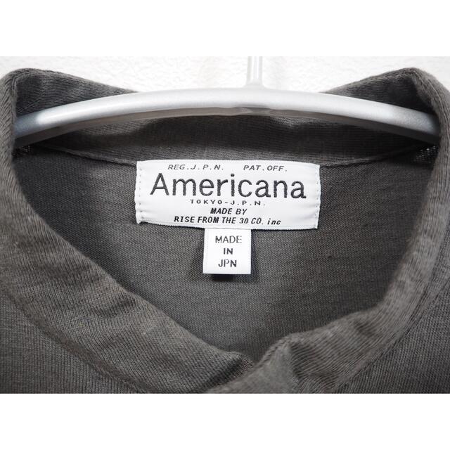 DEUXIEME CLASSE(ドゥーズィエムクラス)の【AMERICANA/アメリカーナ】ヘンリー ロングスリーブ Tシャツ レディースのトップス(Tシャツ(長袖/七分))の商品写真