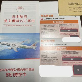 ジャル(ニホンコウクウ)(JAL(日本航空))のゾロ様/JAL 株主優待　割引券　2枚セット(その他)