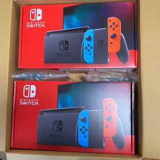 ニンテンドースイッチ(Nintendo Switch)の「Nintendo Switch (L) ネオンブルー/(R) ネオンレッド(家庭用ゲーム機本体)