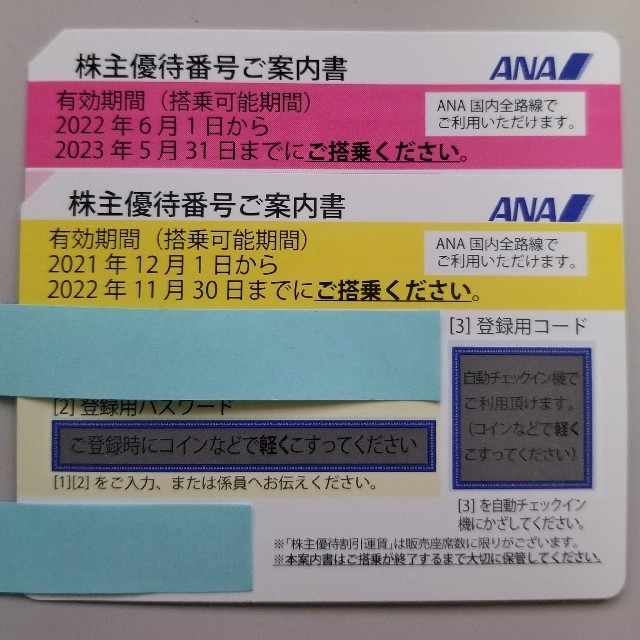 ANA(全日本空輸)(エーエヌエー(ゼンニッポンクウユ))のANA 株主優待券 チケットの優待券/割引券(その他)の商品写真