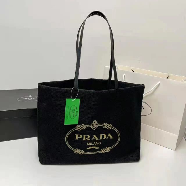 ブラック ノベルティ トートバッグ prada - トートバッグ