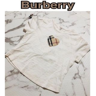 バーバリー(BURBERRY)のBurberry バーバリー　チェック　Tシャツ　ハート　リボン(Ｔシャツ)