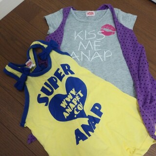 アナップキッズ(ANAP Kids)のANAP kids  トップスセット(Tシャツ/カットソー)