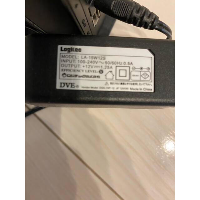 【Logitec】LA-15W12S 無線ルーター親機 スマホ/家電/カメラのPC/タブレット(PC周辺機器)の商品写真