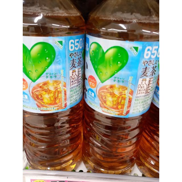 【送料無料】　　グリーンダカラ) やさしい麦茶 650ml×24 食品/飲料/酒の飲料(茶)の商品写真