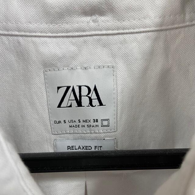 ZARA(ザラ)の新品★ ZARA オックスフォードシャツ ブラウス 白 S ユニクロ gu 韓国 メンズのトップス(シャツ)の商品写真