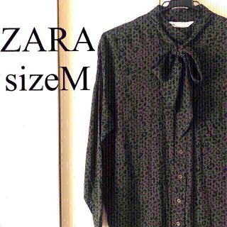 ザラ(ZARA)のZARA ザラ レオパード ブラウス シャツ(シャツ/ブラウス(長袖/七分))