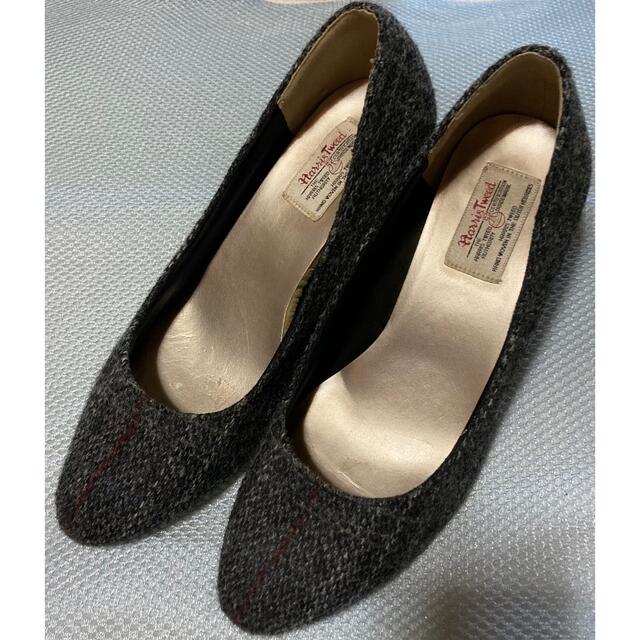 Harris Tweed(ハリスツイード)のハリスツイード　ヒール　L レディースの靴/シューズ(ハイヒール/パンプス)の商品写真