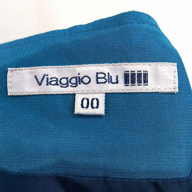 VIAGGIO BLU(ビアッジョブルー)のビアッジョブルー Viaggio Blu フレア スカート 膝下 スエード調 レディースのスカート(ひざ丈スカート)の商品写真