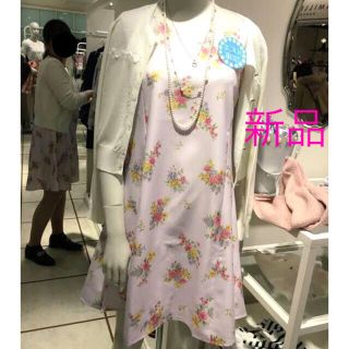 トッコ(tocco)の新品 tocco closet ルミネエスト新宿限定ワンピース　ラベンダー(ひざ丈ワンピース)