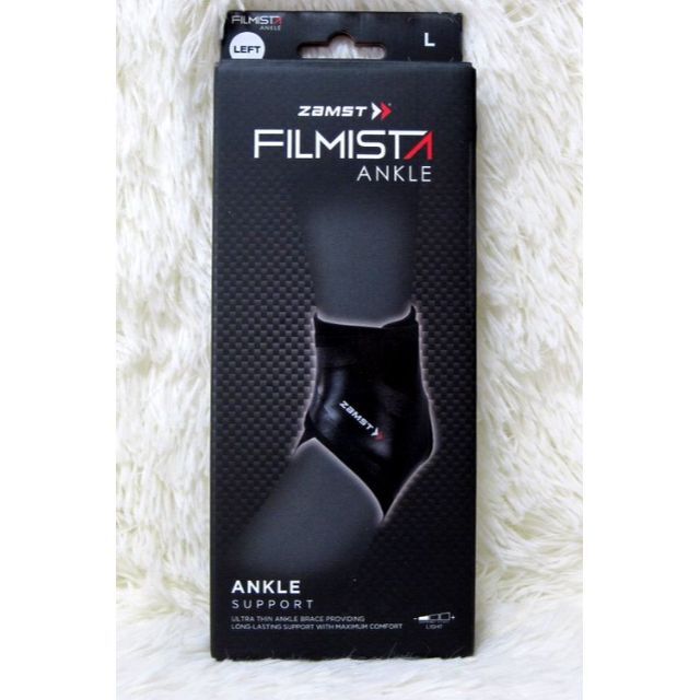 ZAMST(ザムスト)のザムスト FILMISTA ANKLE （足首用サポーター 左足用）新品未開封品 スポーツ/アウトドアのトレーニング/エクササイズ(トレーニング用品)の商品写真