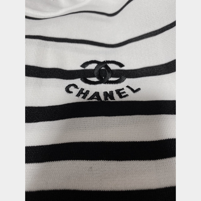 CHANEL(シャネル)の☆レア☆ CHANEL シャネルトップス サマーニット Tシャツ ココマーク レディースのトップス(Tシャツ(半袖/袖なし))の商品写真