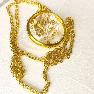 グリモワール(Grimoire)のvintage gold ヴィンテージ ゴールド キラキラ 長い ネックレス (ネックレス)