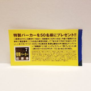 ウマ娘　シンデレラグレイ　コミック　7巻　特典　特製パーカー　抽プレ　応募券(その他)