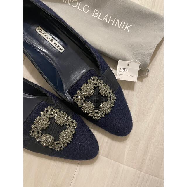 上等な MANOLO BLAHNIK - マロノブラニク 38 フラットシューズ 上等な MANOLO BLAHNIK - マロノブラニク 38 フラットシューズ