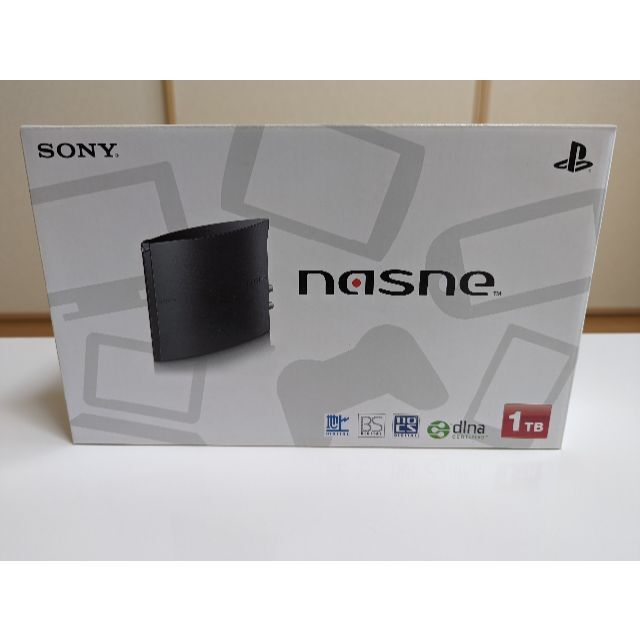 SONY(ソニー)のSONY nasne 1TB 未使用B-CASカード付き スマホ/家電/カメラのテレビ/映像機器(その他)の商品写真