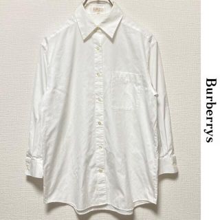 バーバリー(BURBERRY)のBurberrys　ブラウス　バーバリー　ヴィンテージ　筆記体　オールド　80s(シャツ/ブラウス(長袖/七分))