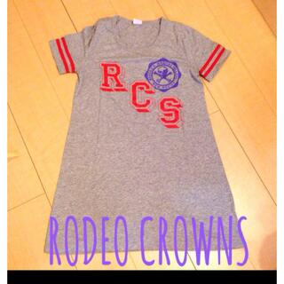 ロデオクラウンズ(RODEO CROWNS)のロデオクラウンズTシャツワンピース(ひざ丈ワンピース)