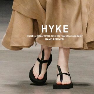 ハイク(HYKE)の★tae様専用　HYKE ハイク ベアフットサンダル ブラック 箱なし(サンダル)