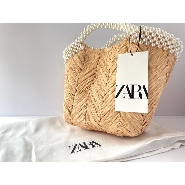 ZARA(ザラ)のZARAカゴバッグ レディースのバッグ(かごバッグ/ストローバッグ)の商品写真