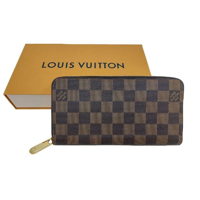 レディース未使用品！LV【ルイ ヴィトン】N41661 ダミエ ジッピ―ウォレット 長財布